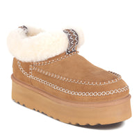 Premium Platform Uggs, women's slippers in Chestnut view 2