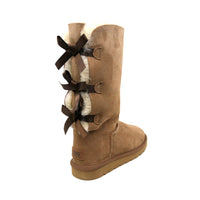 Premium Tall Back Bow Uggs, women's boots in Chestnut view 1