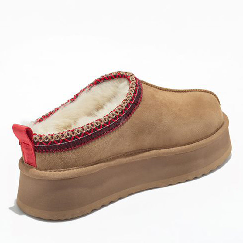 Premium Tassie Platform Ugg Slippers, for women in Chestnut view 3