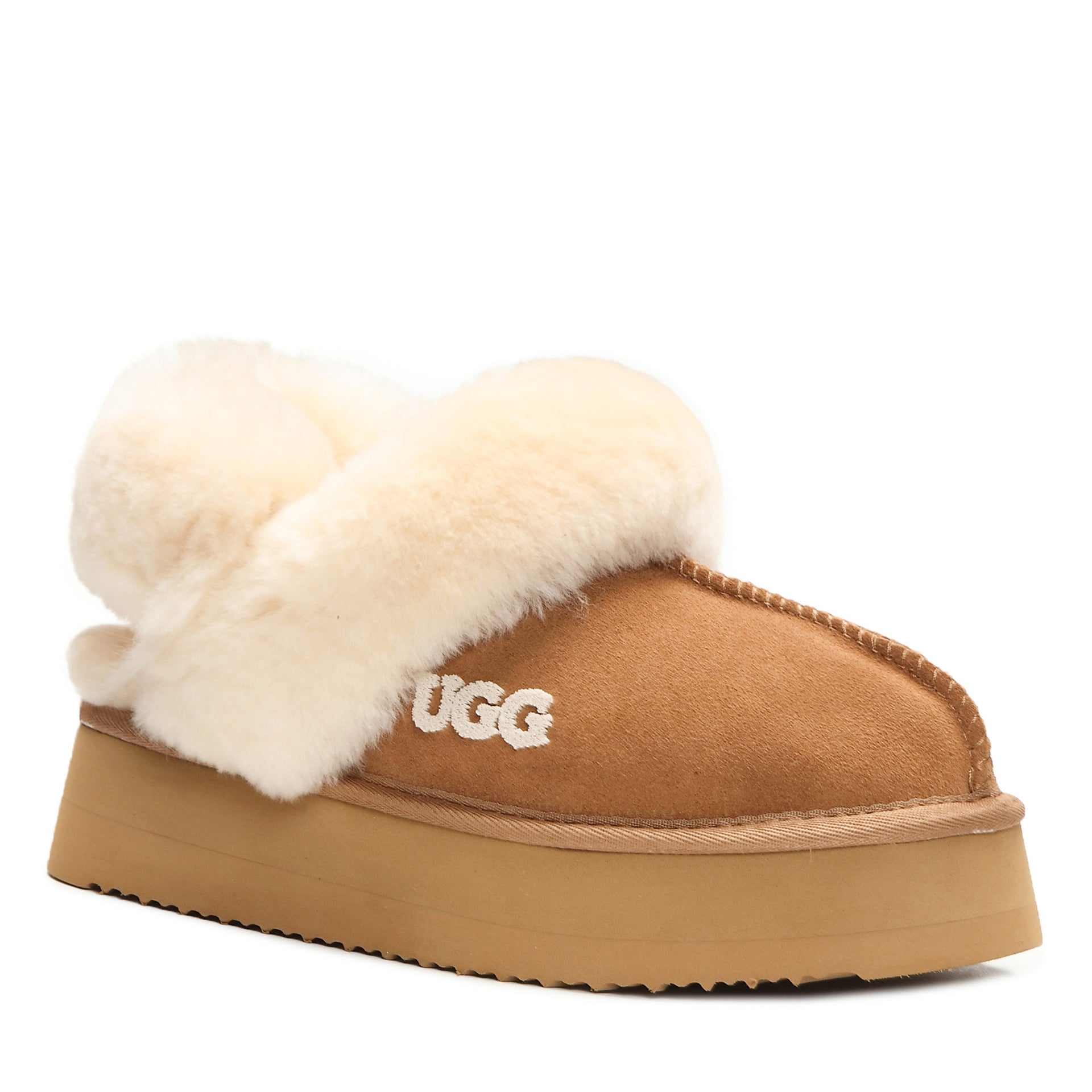 Multi Style Uggs, women's slippers in Chestnut view 3