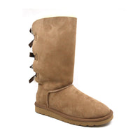 Premium Tall Back Bow Uggs, women's boots in Chestnut view 3