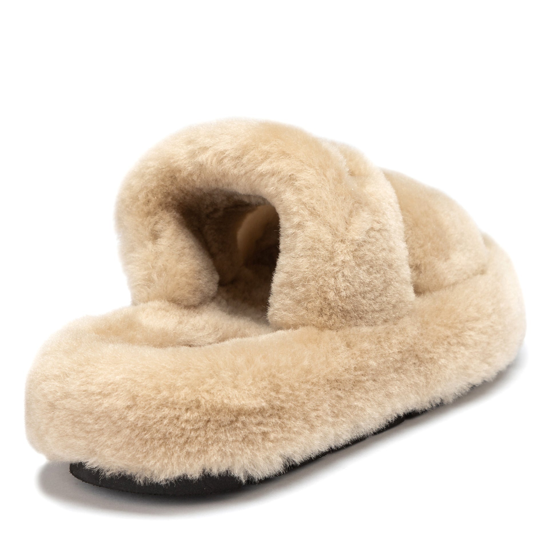 Fluffy Supreme Uggs, women's slippers in Bronze view 8