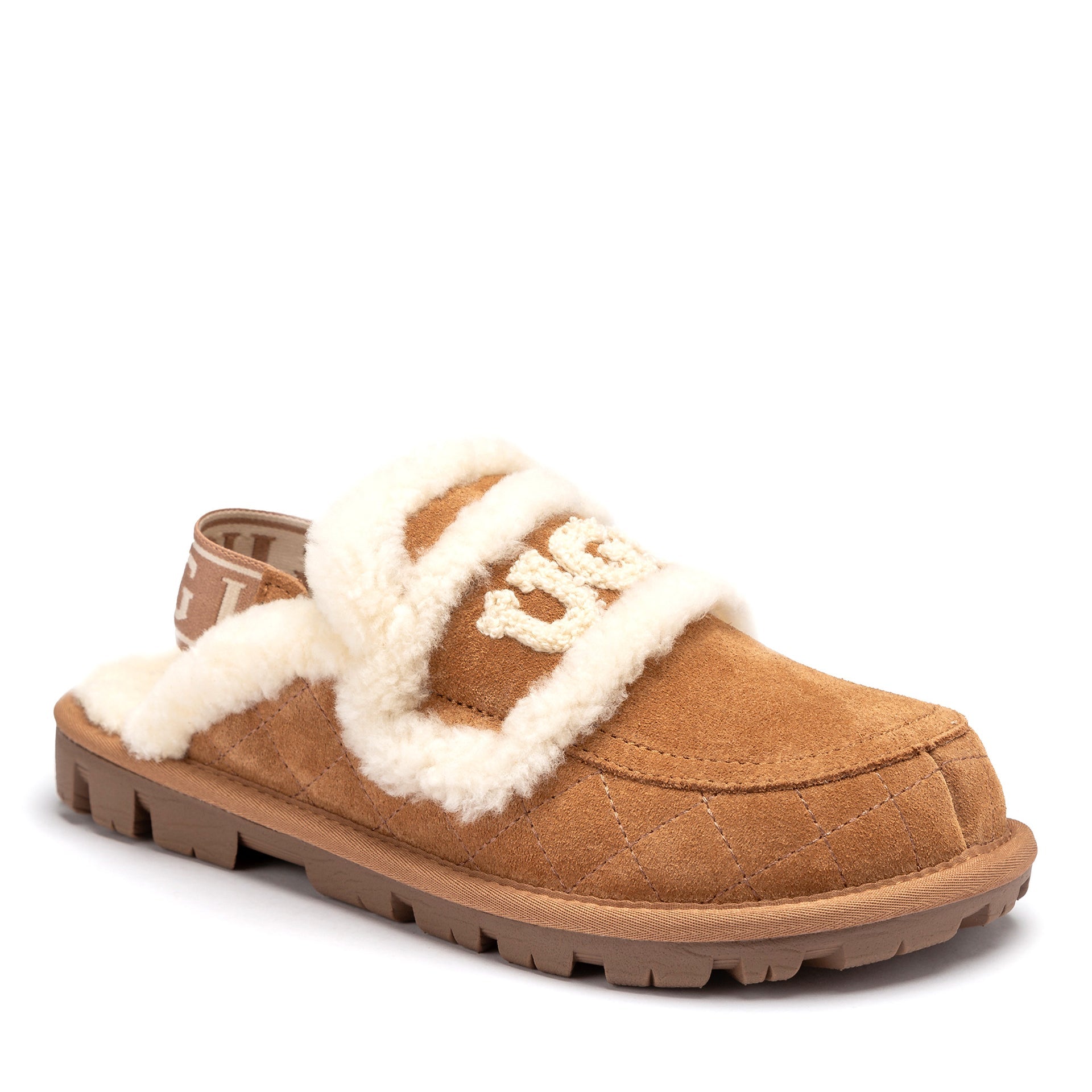 Chloe Detachable Strap Uggs, women's slippers in Chestnut view 1