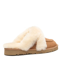Fluffy Slipper Uggs, for women in Chestnut view 4