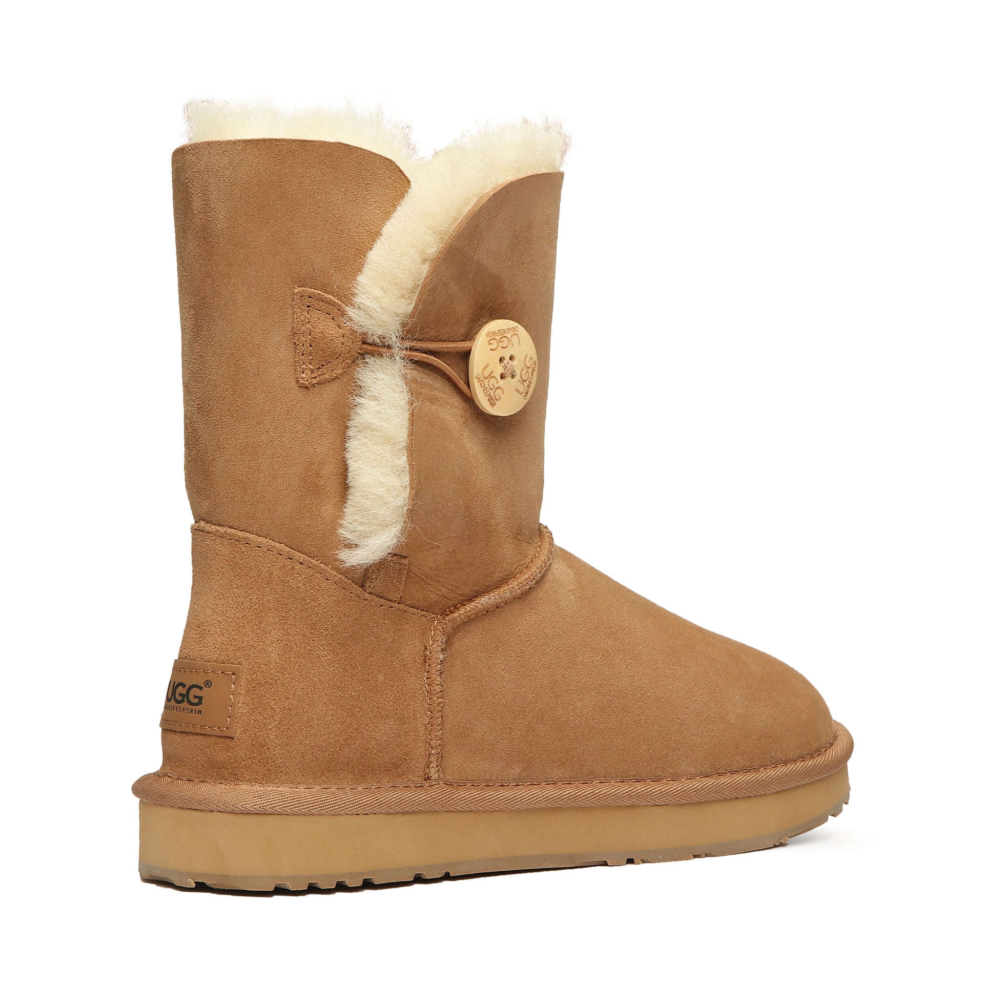 Classic Mid Button Uggs, women's boots in Chestnut view 8
