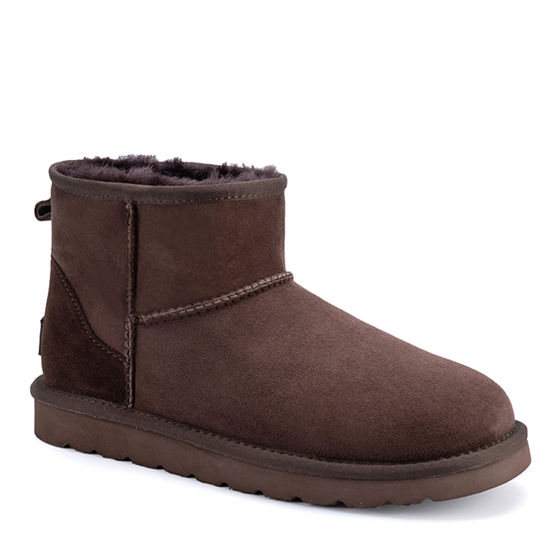 Mini Classic Ugg Boots, for women and men in Chocolate view 7