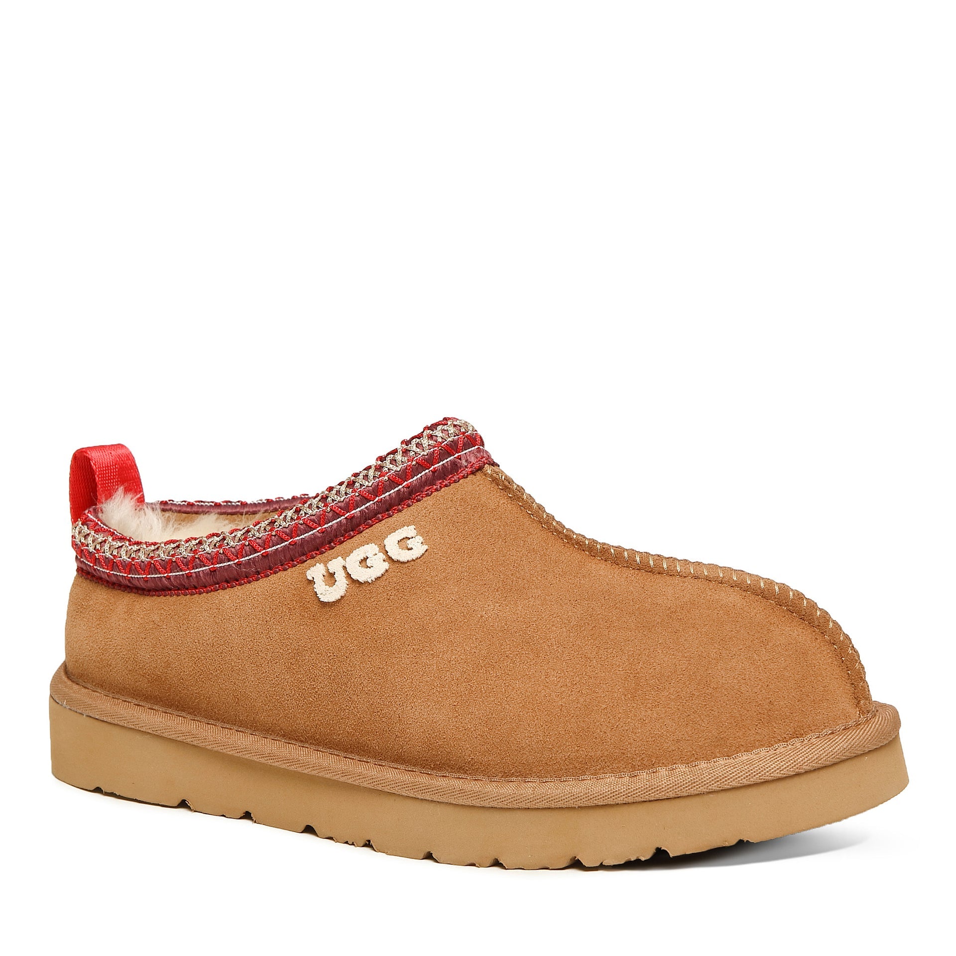 Tassie Logo Uggs, women's and men's slippers in Chestnut view 3