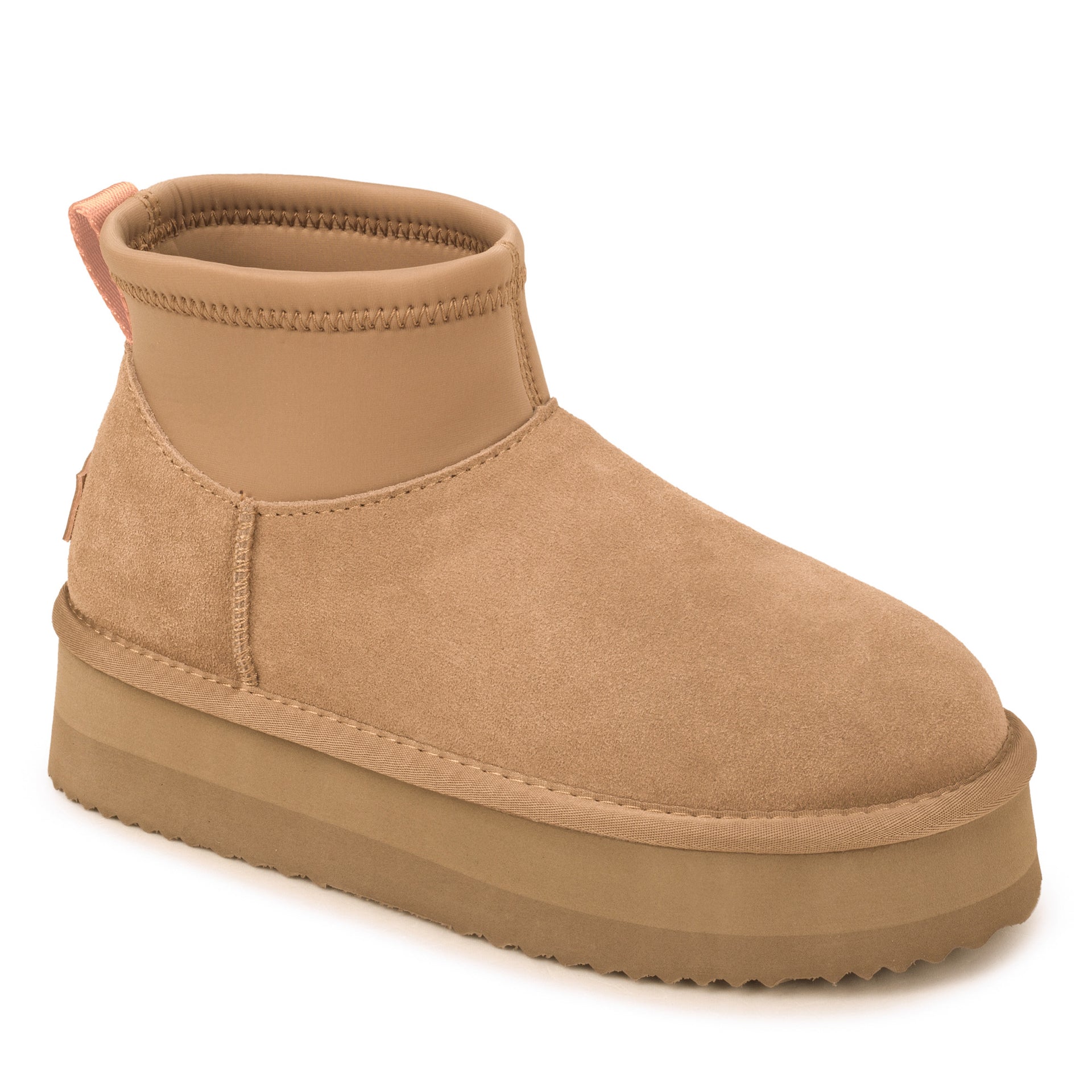 Mini Dipp Platform Uggs, women's boots in Chestnut view 3