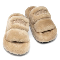 Fluffy Supreme Uggs, women's slippers in Bronze view 9