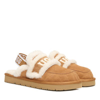 Detachable Fluffy Uggs, women's slippers in Chestnut view 4