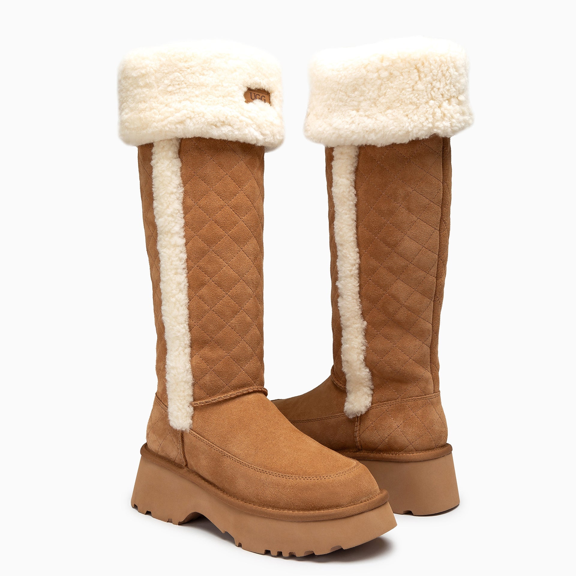 Premium Tall Platform Ugg Boots, for women view 4