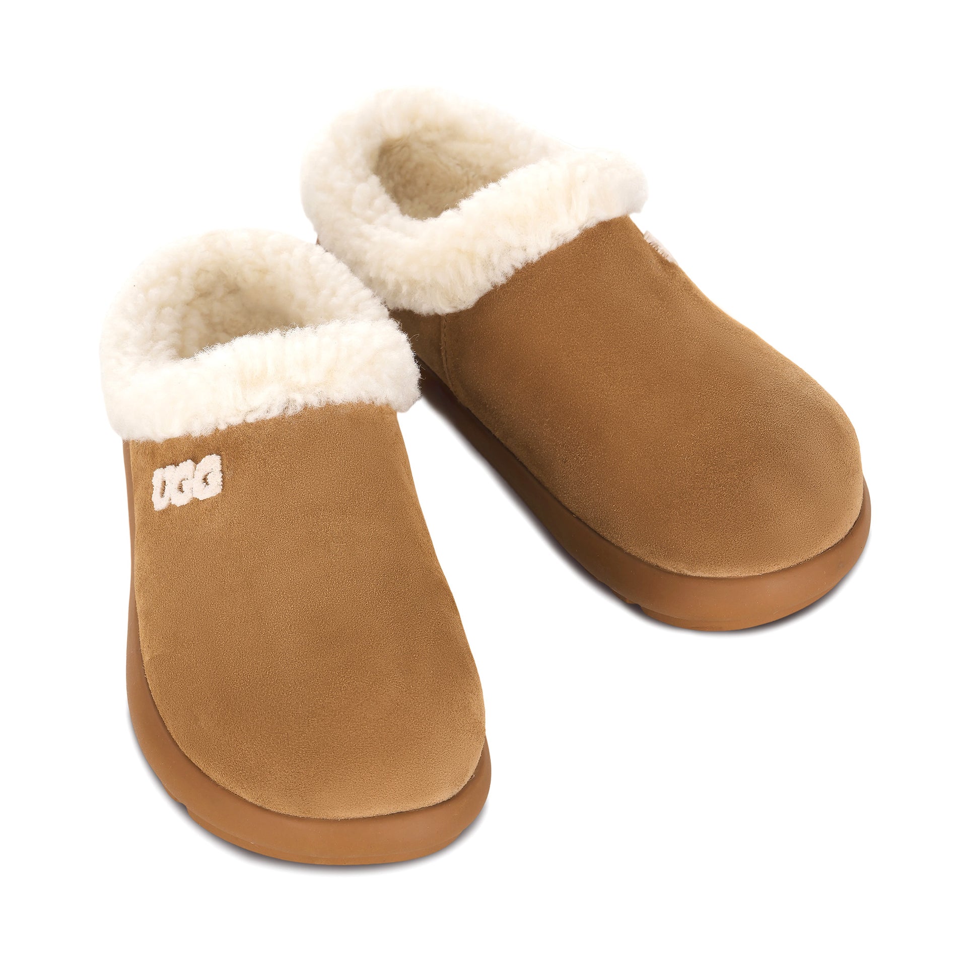 Logo Ugg Slippers, for women in Chestnut view 4