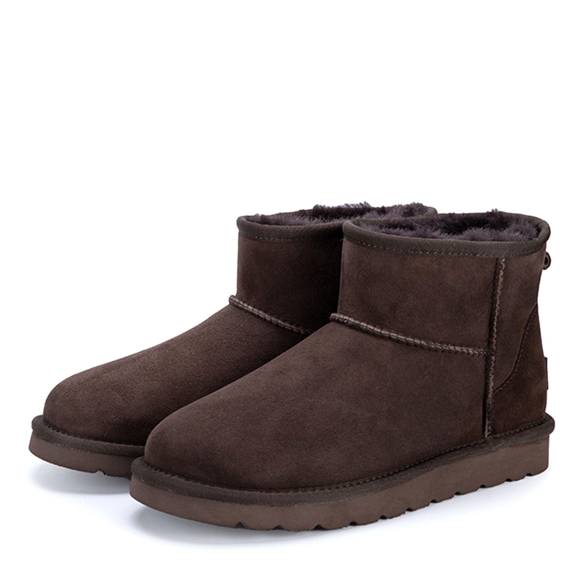 Mini Classic Ugg Boots, for women and men in Chocolate view 8