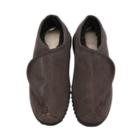Ultimate Sheepskin Ankle Velcro, women's and men's ugg slippers in Chocolate view 17