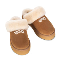 Platform Sandals Uggs, for women in Chestnut view 4