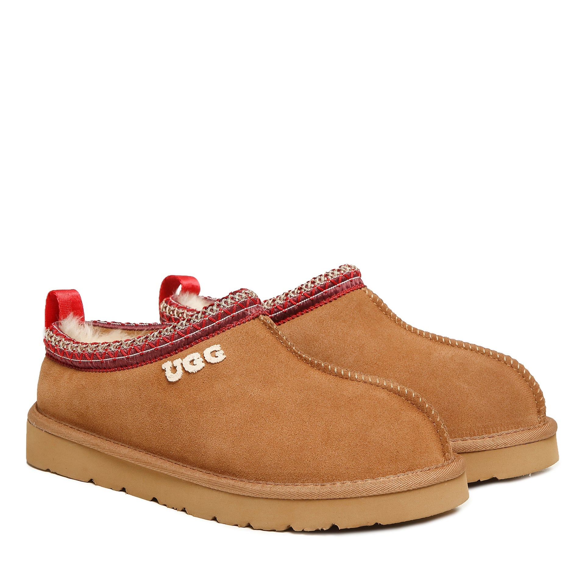 Tassie Logo Uggs, women's and men's slippers in Chestnut view 4