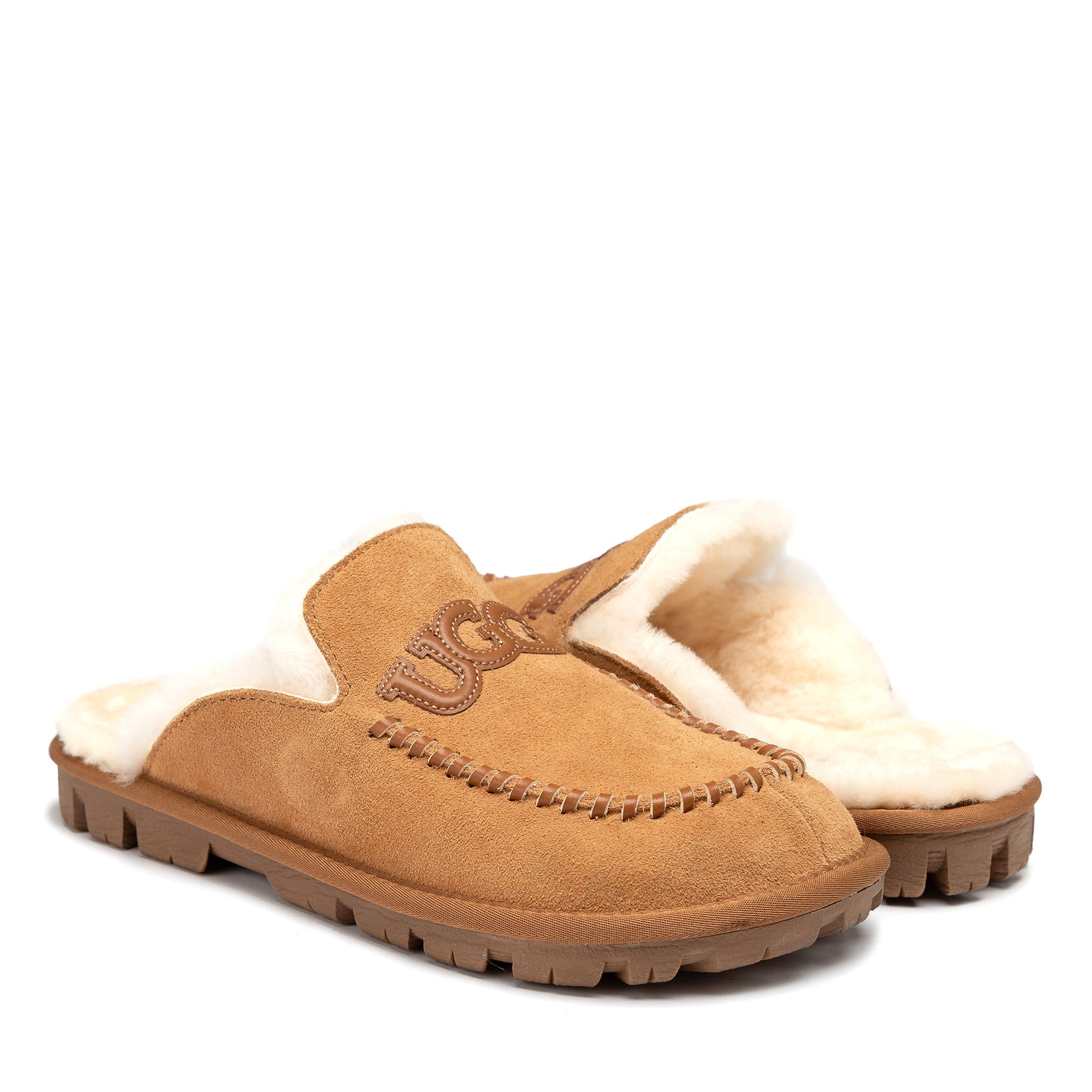 Ultimate Logo Ugg Slippers, for women in Chestnut view 4