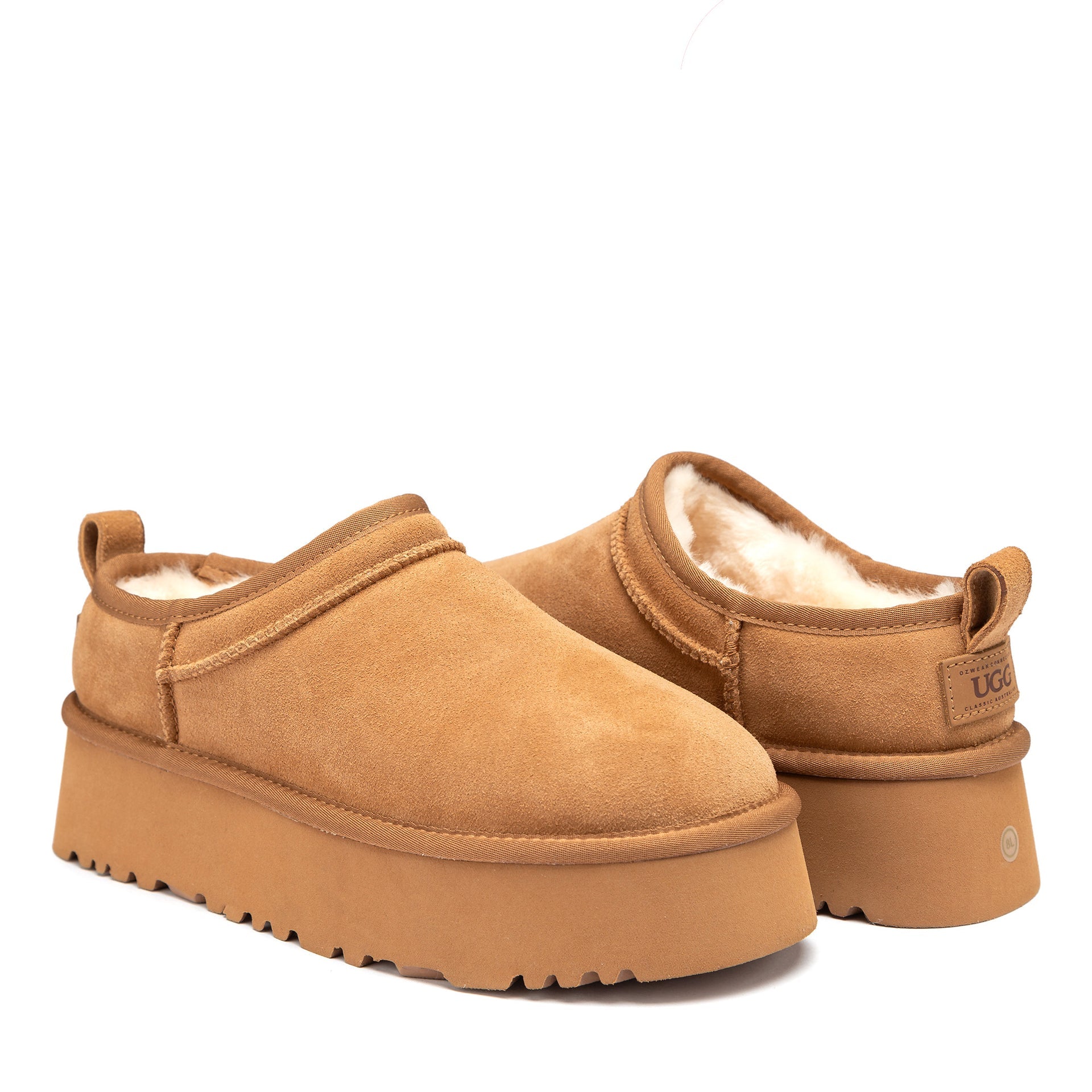 Pat Platform Ugg Boots, for women in Chestnut view 9