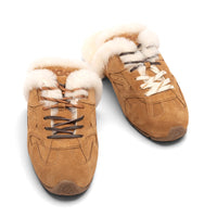 Cosy Shearling Ugg Slippers womens shearling ugg slippers in chestnut view 3