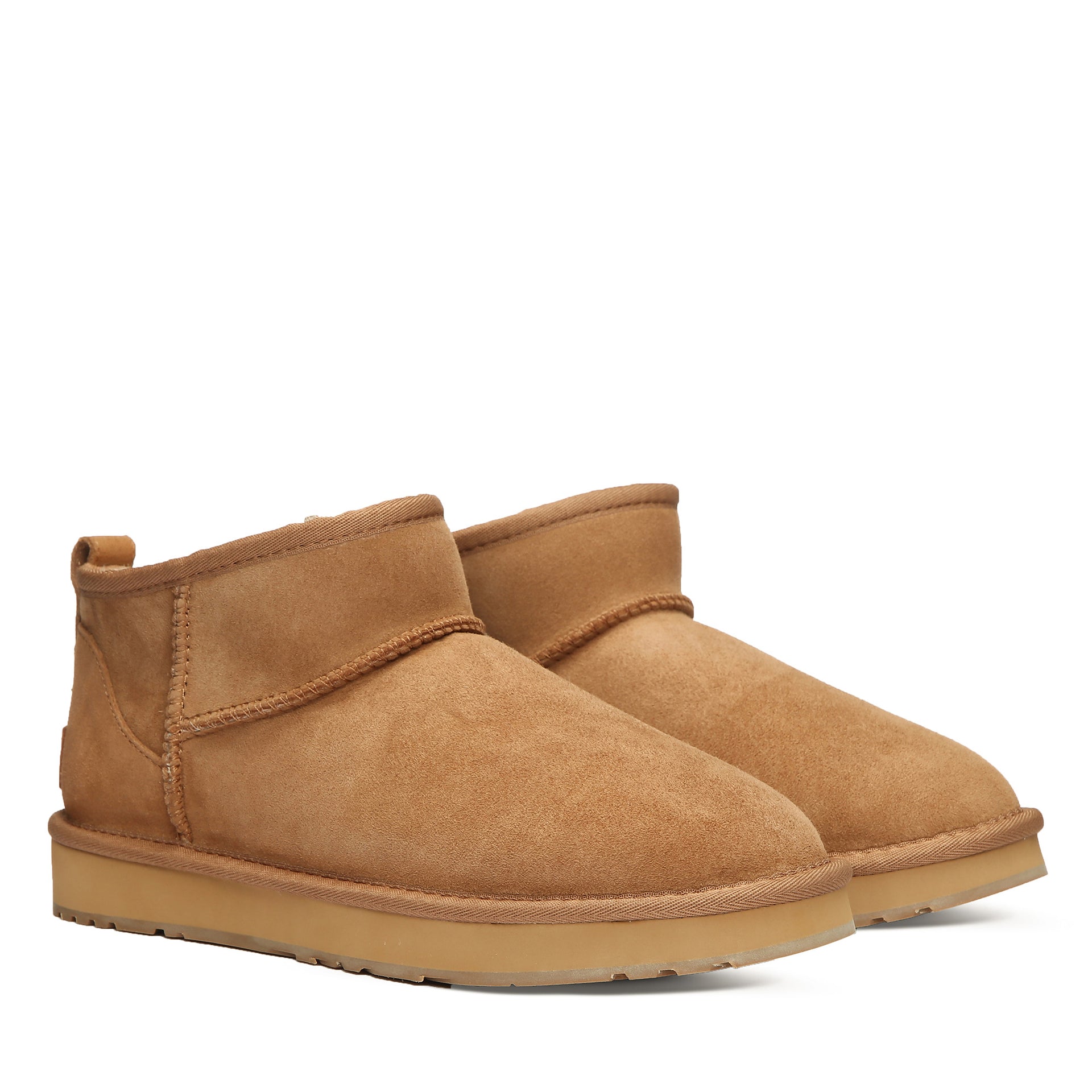 Classic Ultra Mini Uggs, women's and men's boots in Chestnut view 4