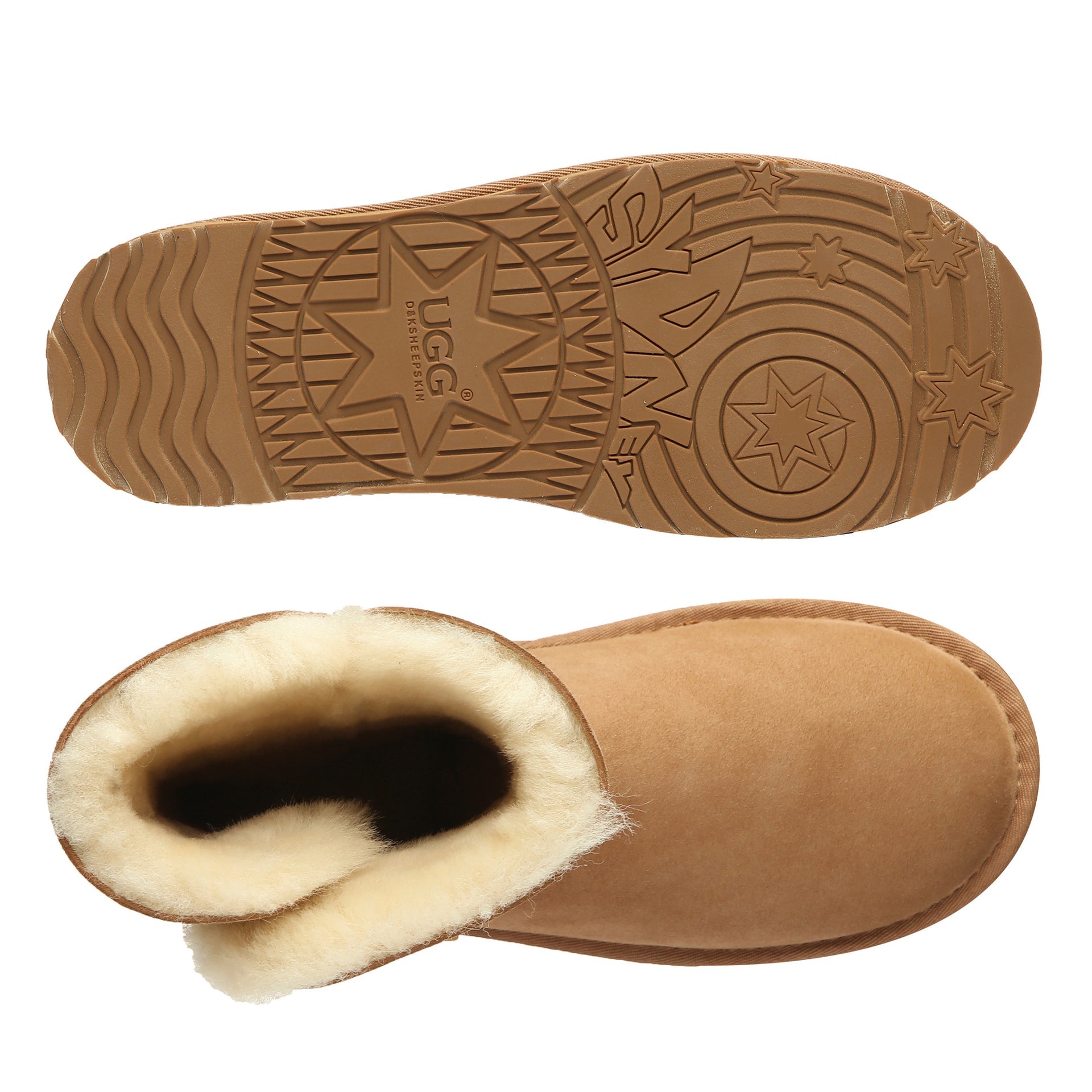 Classic Mid Button Uggs, women's boots in Chestnut view 10