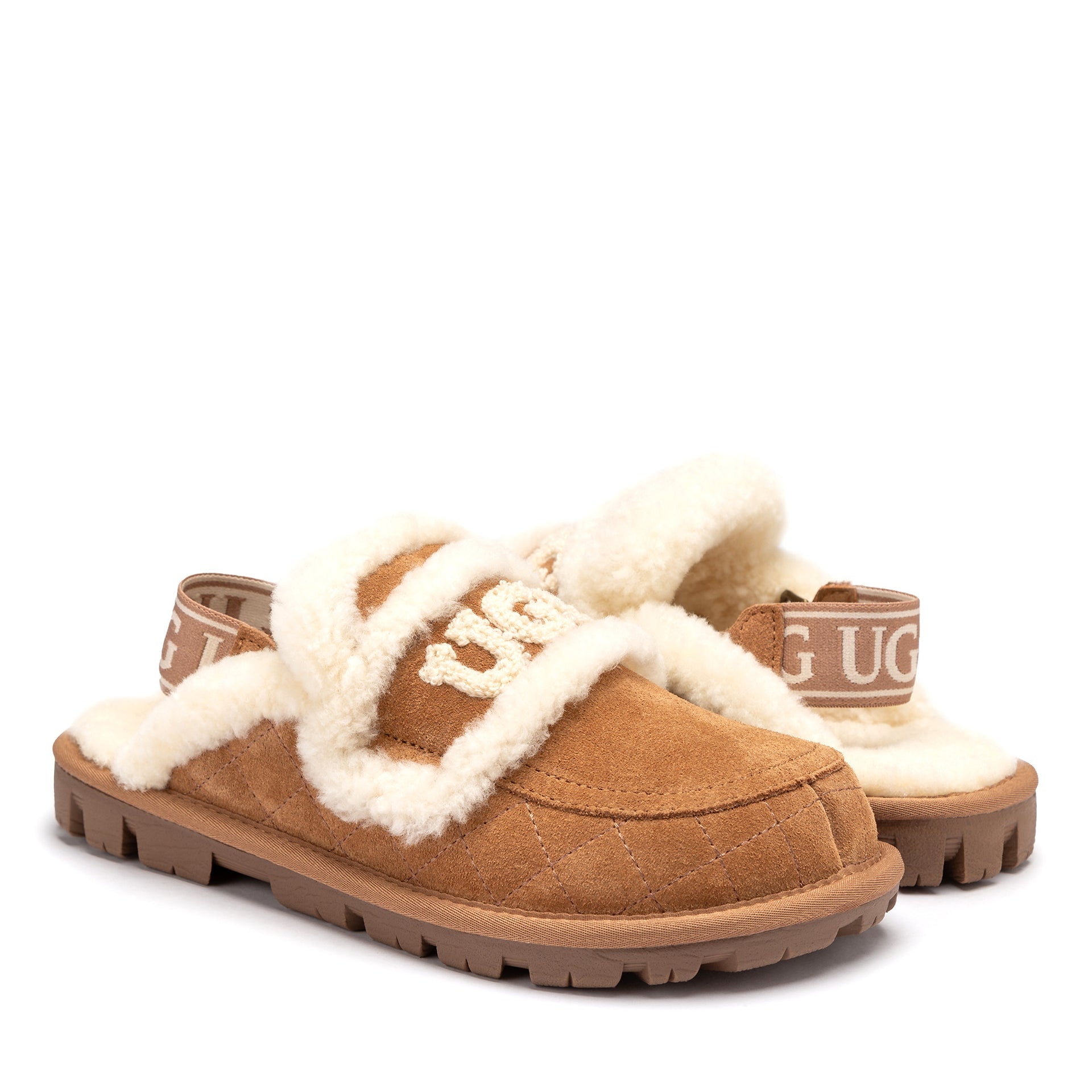 Chloe Detachable Strap Uggs, women's slippers in Chestnut view 5