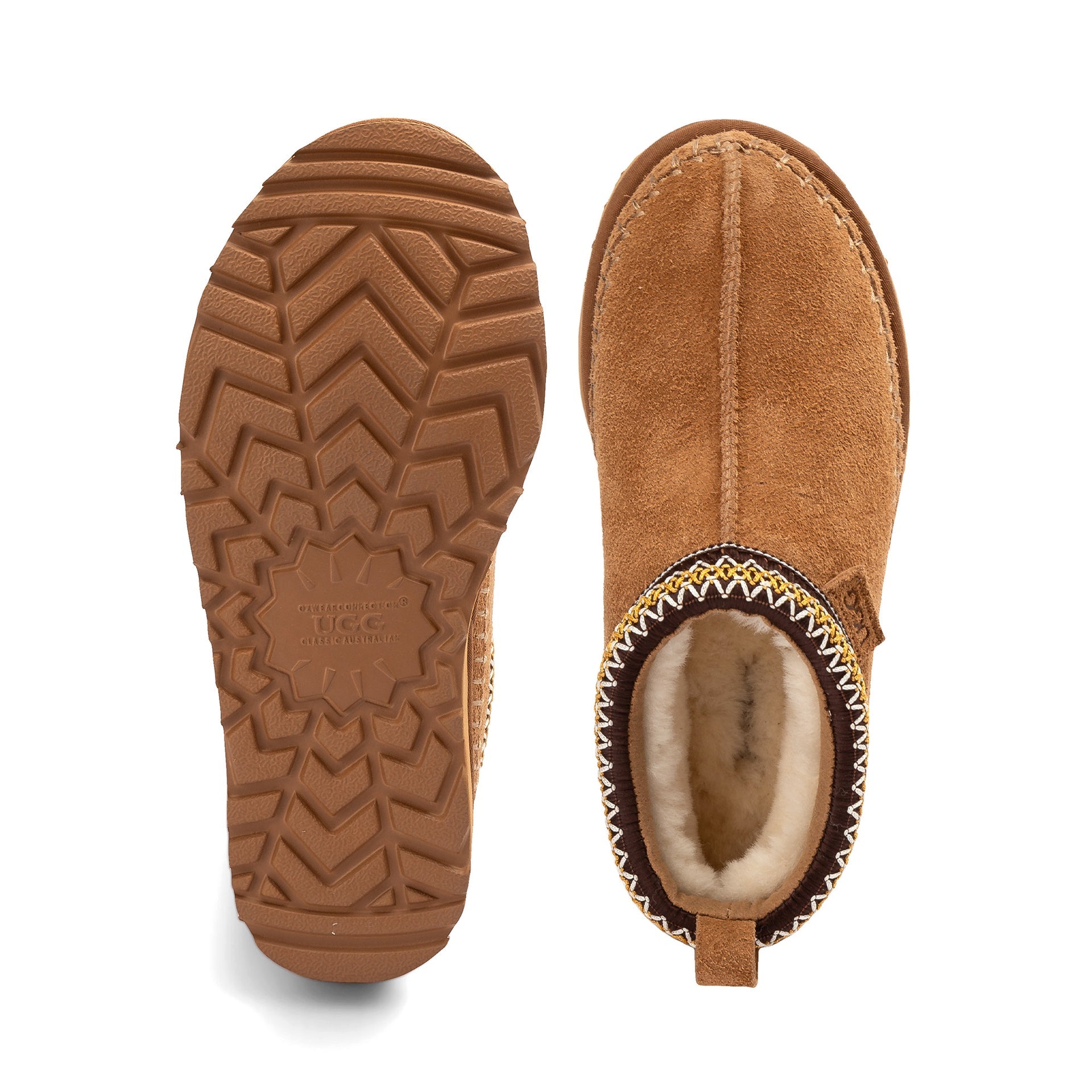 Heritage Tassie Ugg Slippers, for women and men in Chestnut view 4