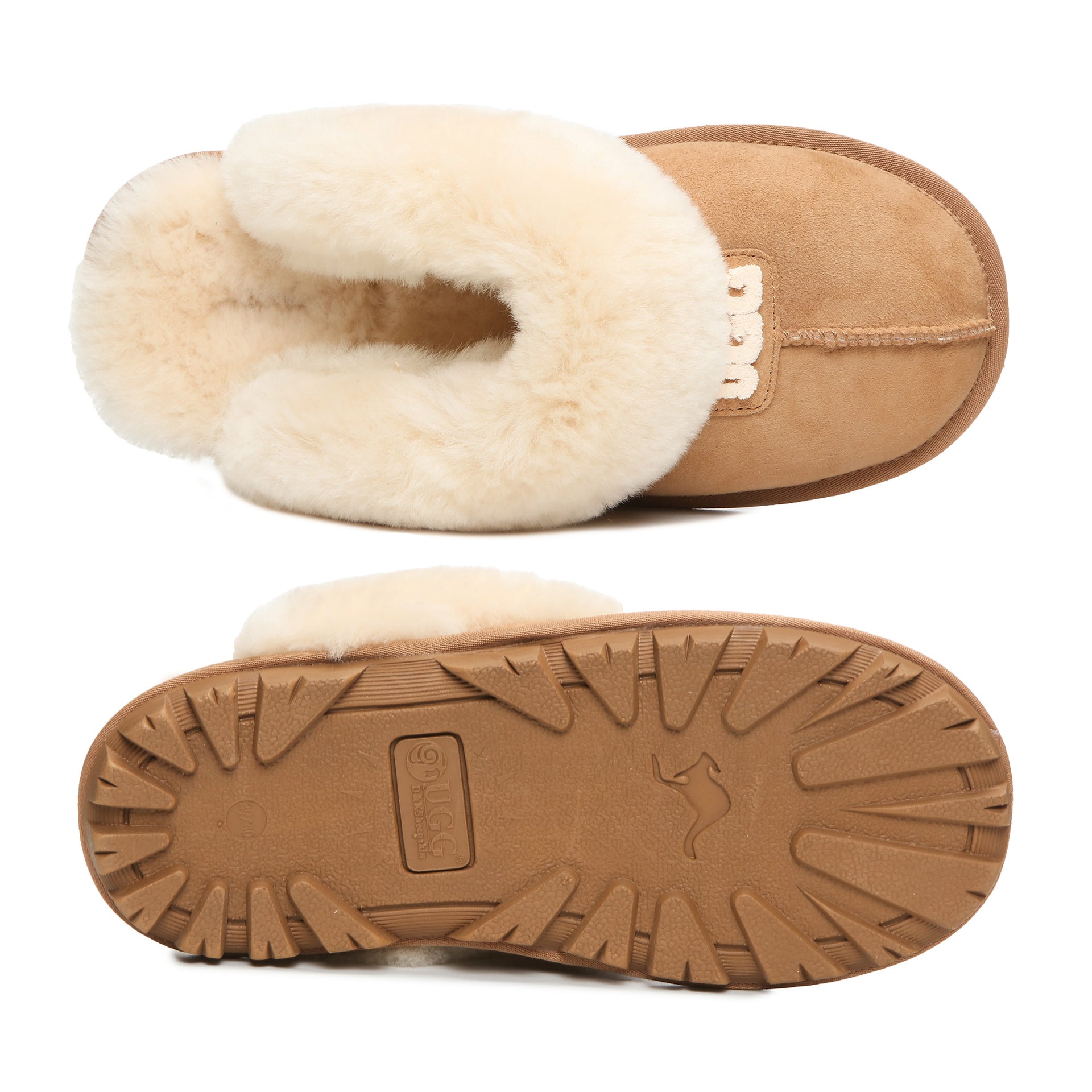 Logo Sandals Uggs, for women in Chestnut view 5