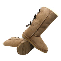 Premium Tall Back Bow Uggs, women's boots in Chestnut view 5