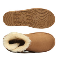 Classic Mini Button Uggs, women's boots in Chestnut view 5