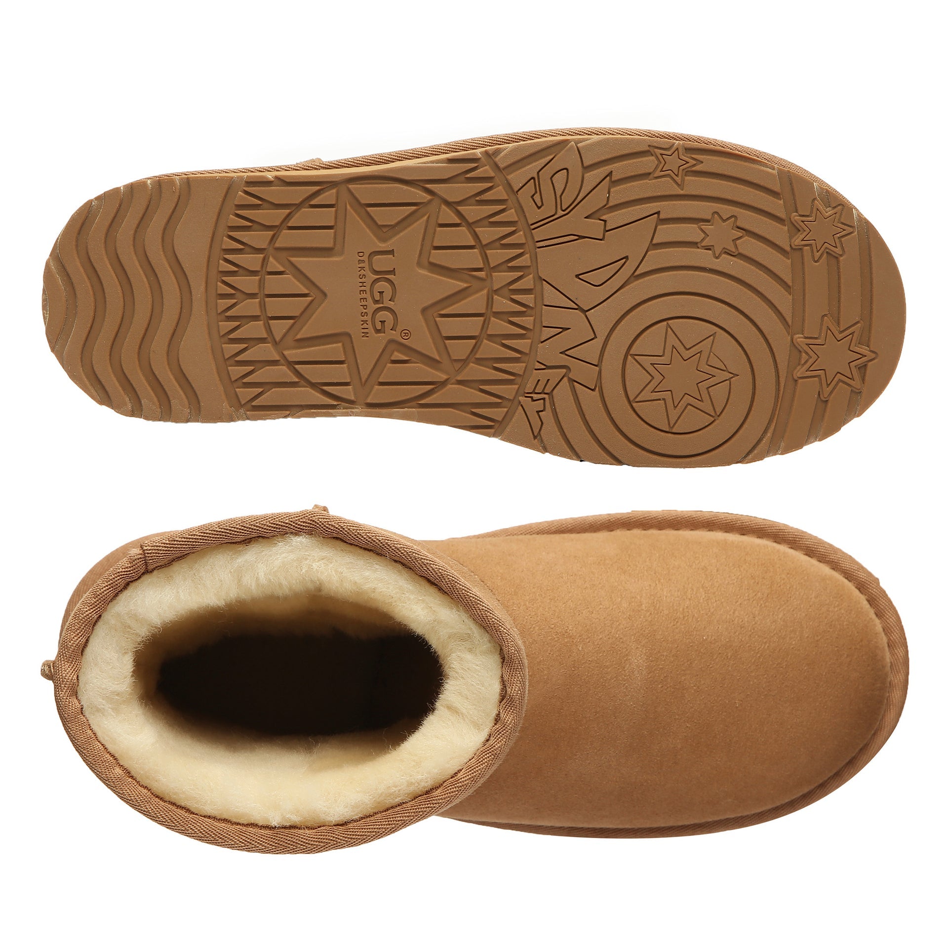 Classic Mid Uggs, women's and men's boots in Chestnut view 5