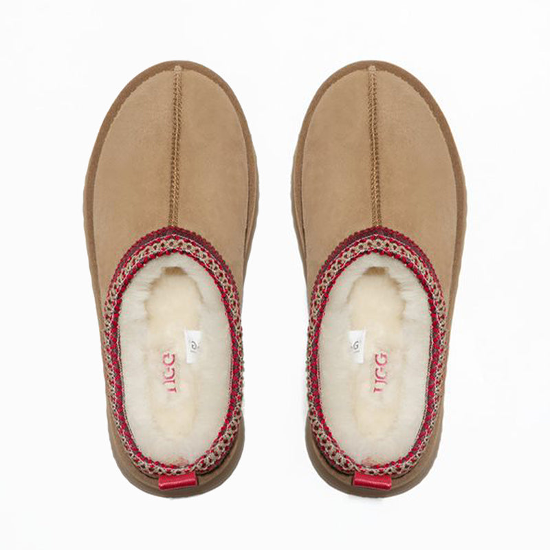 Premium Tassie Platform Ugg Slippers, for women in Chestnut view 6