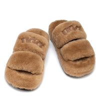 Fluffy Supreme Uggs, women's slippers in Chestnut view 14