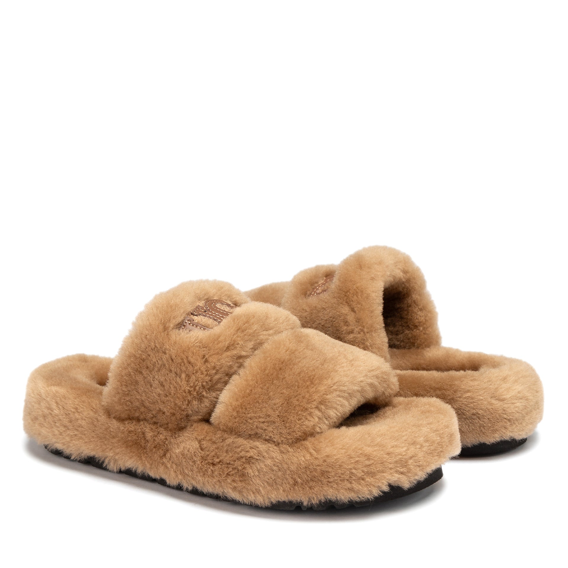 Fluffy Supreme Uggs, women's slippers in Chestnut view 15
