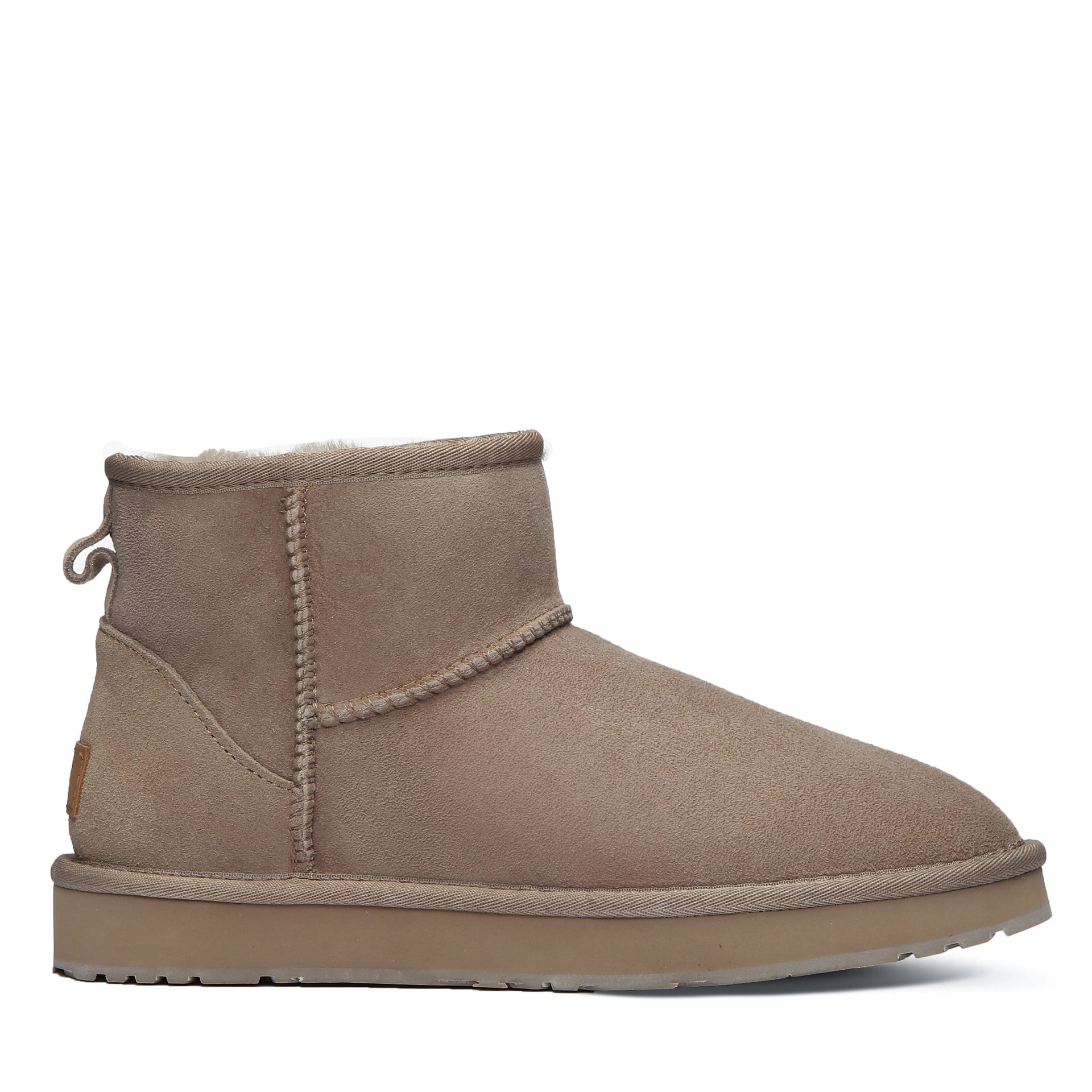 Classic Mini Uggs, women's and men's boots in Clay Brown view 11