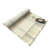 Premium Wool Scarf Uggs, for women and men in Chestnut Blue view 9