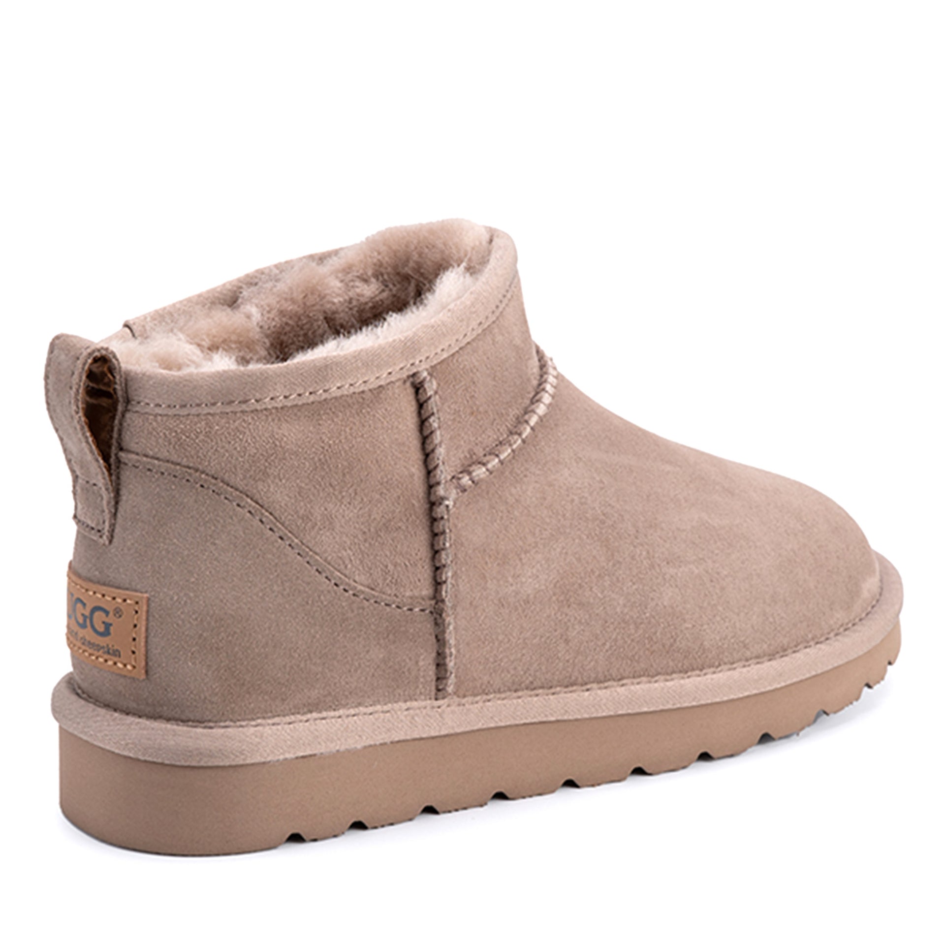 Premium Ultra Mini Ugg Boots, for women and men in Clay Brown view 11