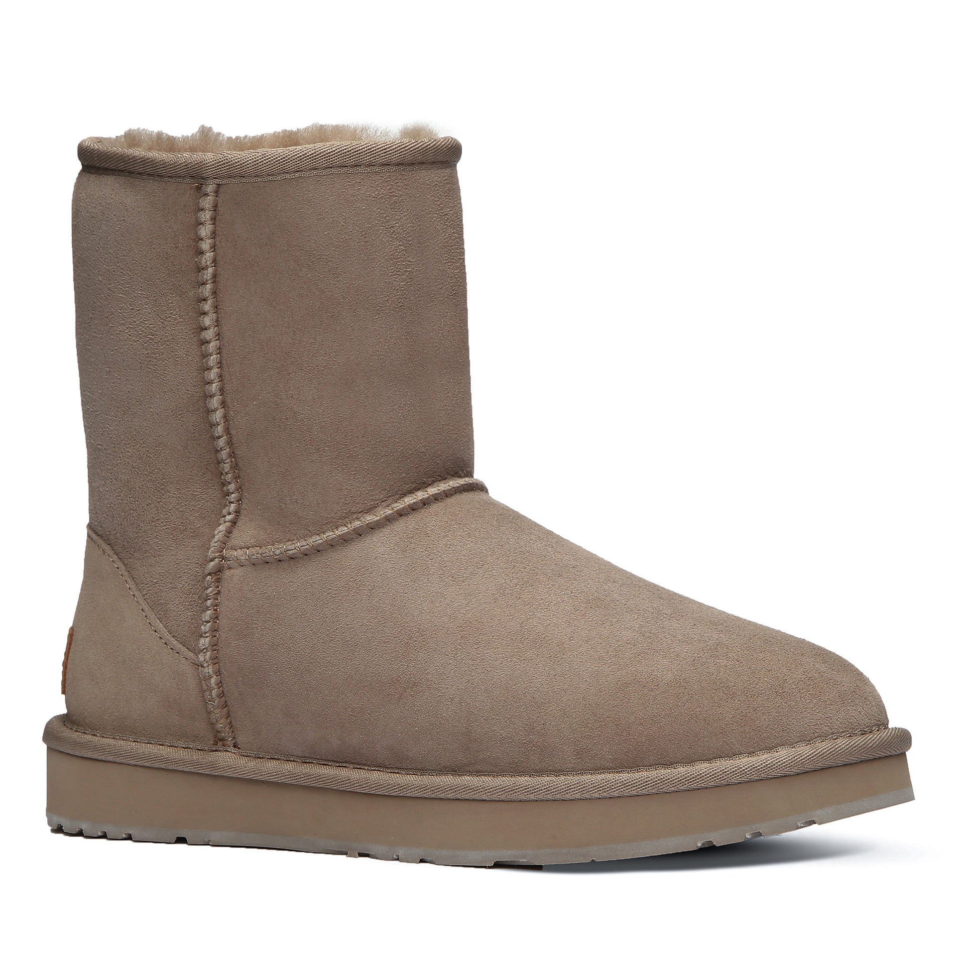 Classic Mid Uggs, women's and men's boots in Clay Brown view 12