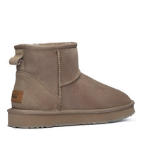Classic Mini Uggs, women's and men's boots in Clay Brown view 13