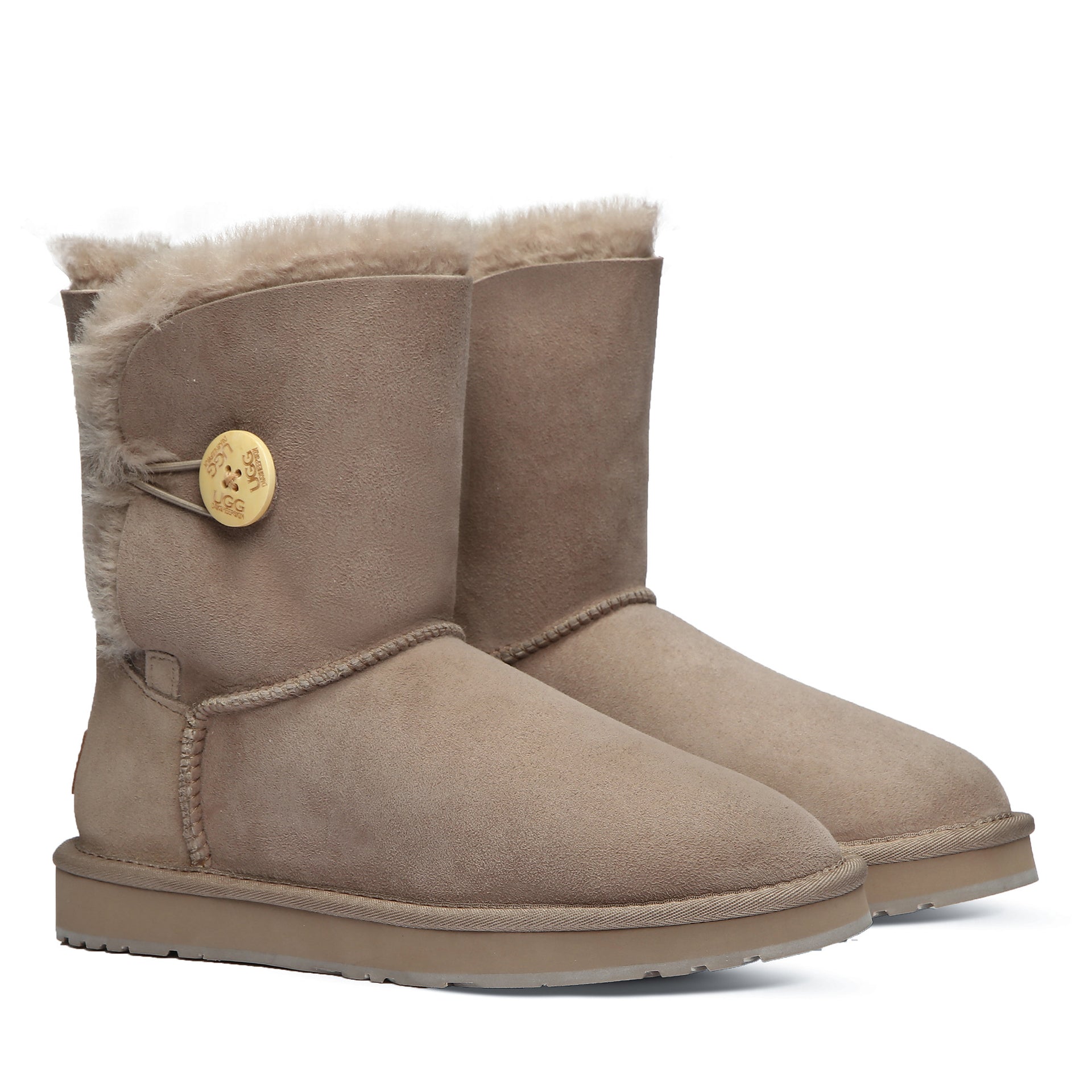 Classic Mid Button Uggs, women's boots in Clay Brown view 14