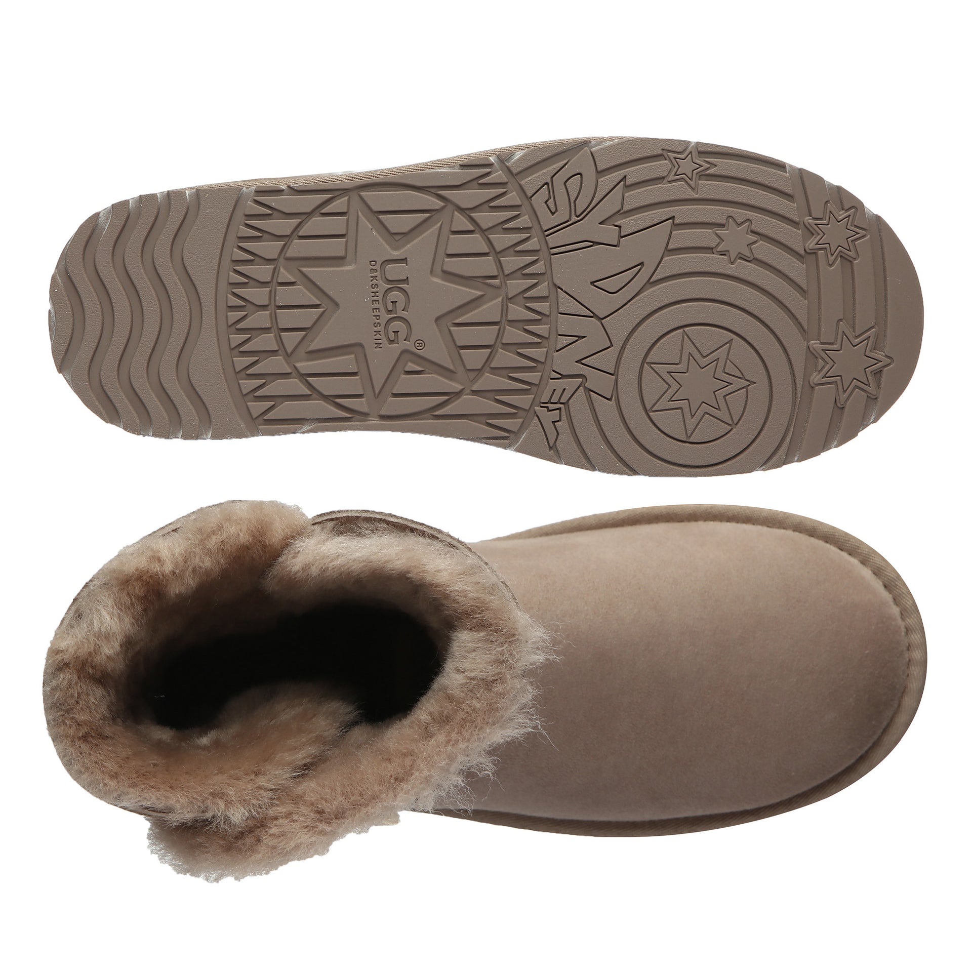 Classic Mid Button Uggs, women's boots in Clay Brown view 15