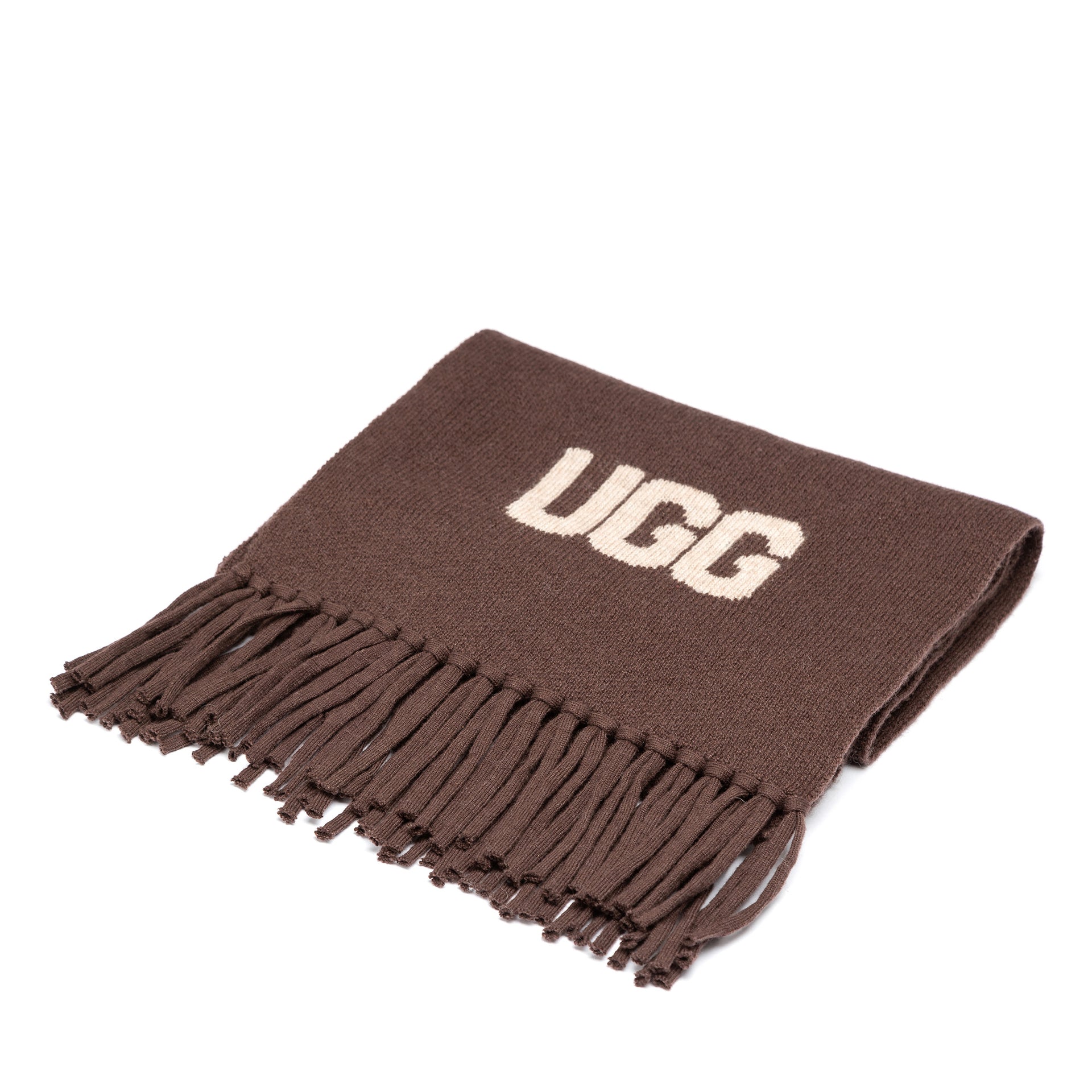 Cashmere Aus Wool Scarf Uggs, for women and men in Chocolate view 1