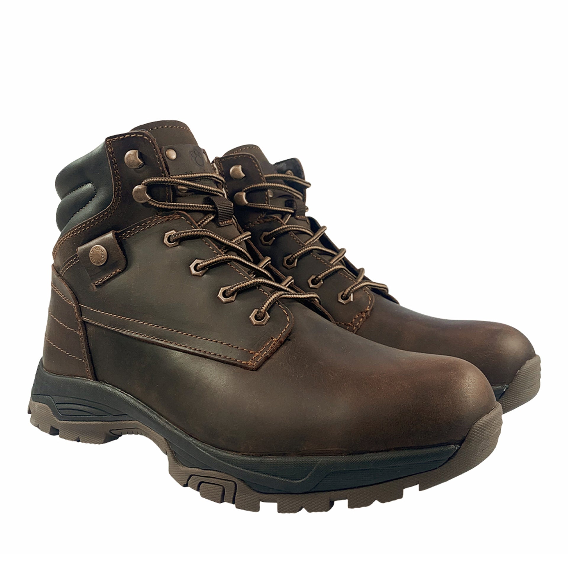 Shark leather Boots, for men in Chocolate view 5