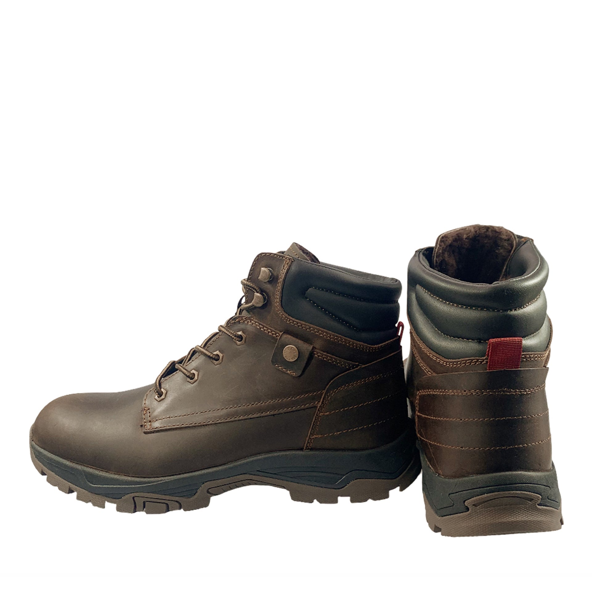 Shark leather Boots, for men in Chocolate view 6
