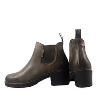 Inis Leather Heels Boots, for women in Chocolate view 3