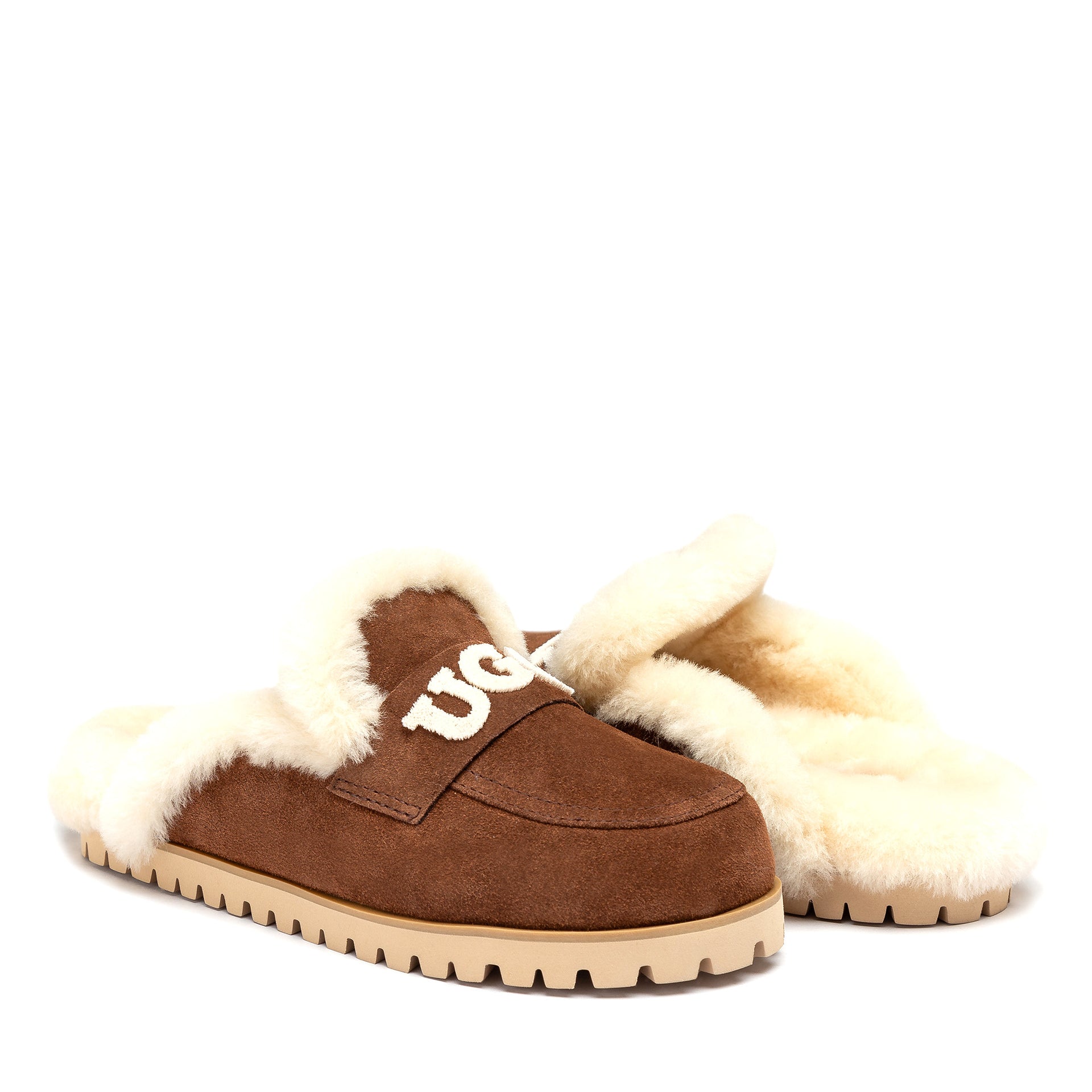 Ladies Fluffy Uggs women's fluffy ugg slippers view 4