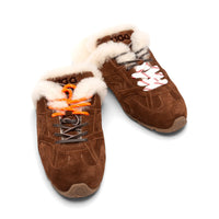 Cosy Shearling Ugg Slippers womens shearling ugg slippers in chocolate view 8