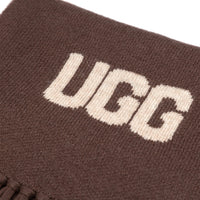 Cashmere Aus Wool Scarf Uggs, for women and men in Chocolate view 14