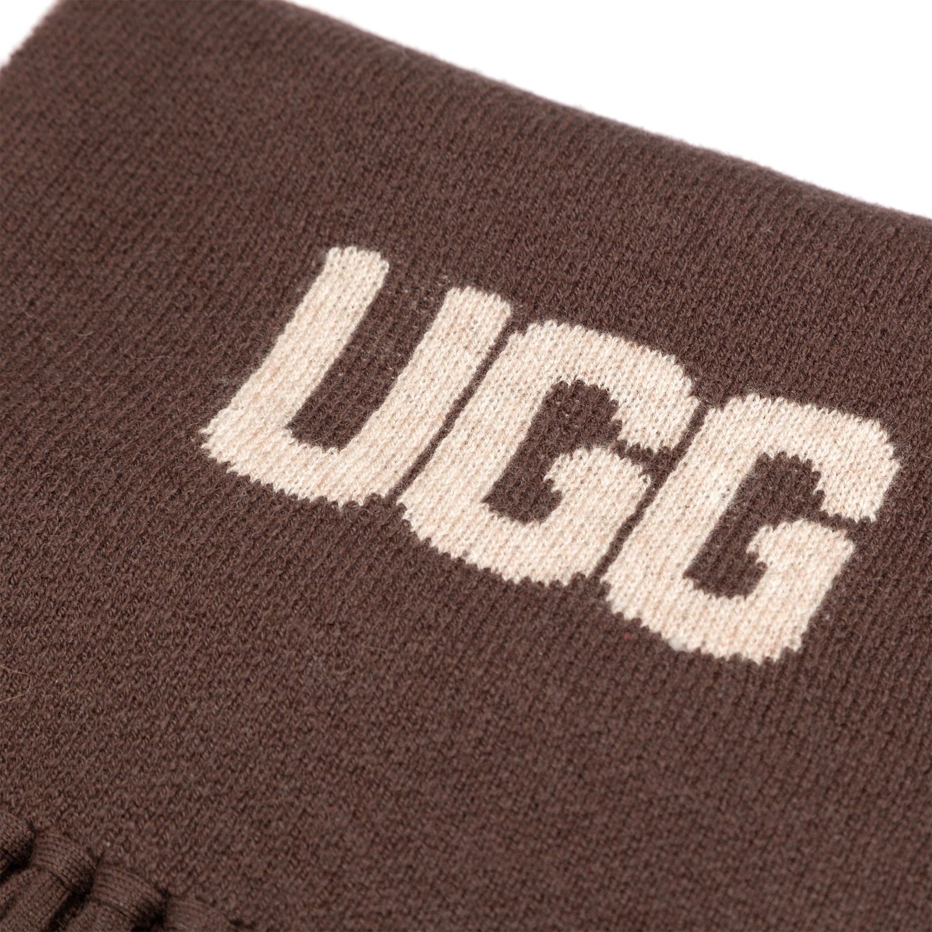 Cashmere Aus Wool Scarf Uggs, for women and men in Chocolate view 14