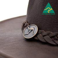 Bushie Full Grain Leather Hat